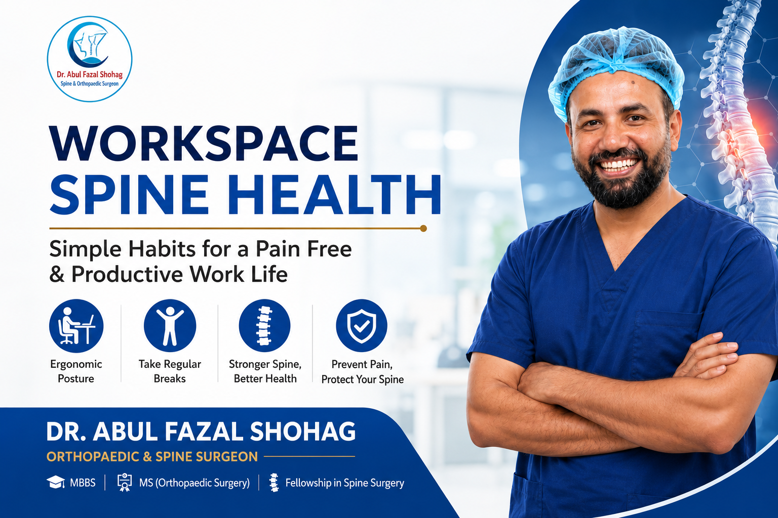 Workspace Spine Health: Prevent Back Pain While Working