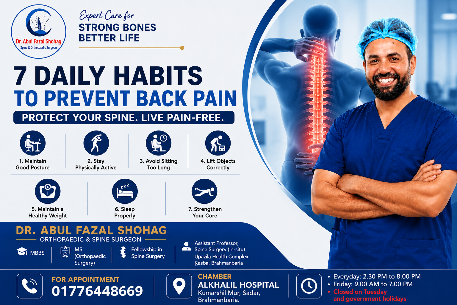 7 Daily Habits to Prevent Back Pain Naturally